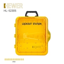 HEWER MultiLOTO 便携式安全锁具管理工作站, 宽×高×厚:408mm×338mm×98mm