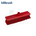 英国Hillbrush FDA/EU认证红色平底扫帚 软刷毛HACCP清洁用具